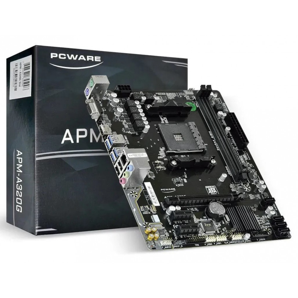 Placa-Mãe Pcware APM-A320G AMD AM4 DDR4