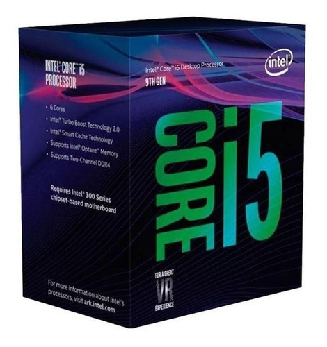 Processador Intel Core i5 9400 LGA 1151 2.9GHz Cache 9MB