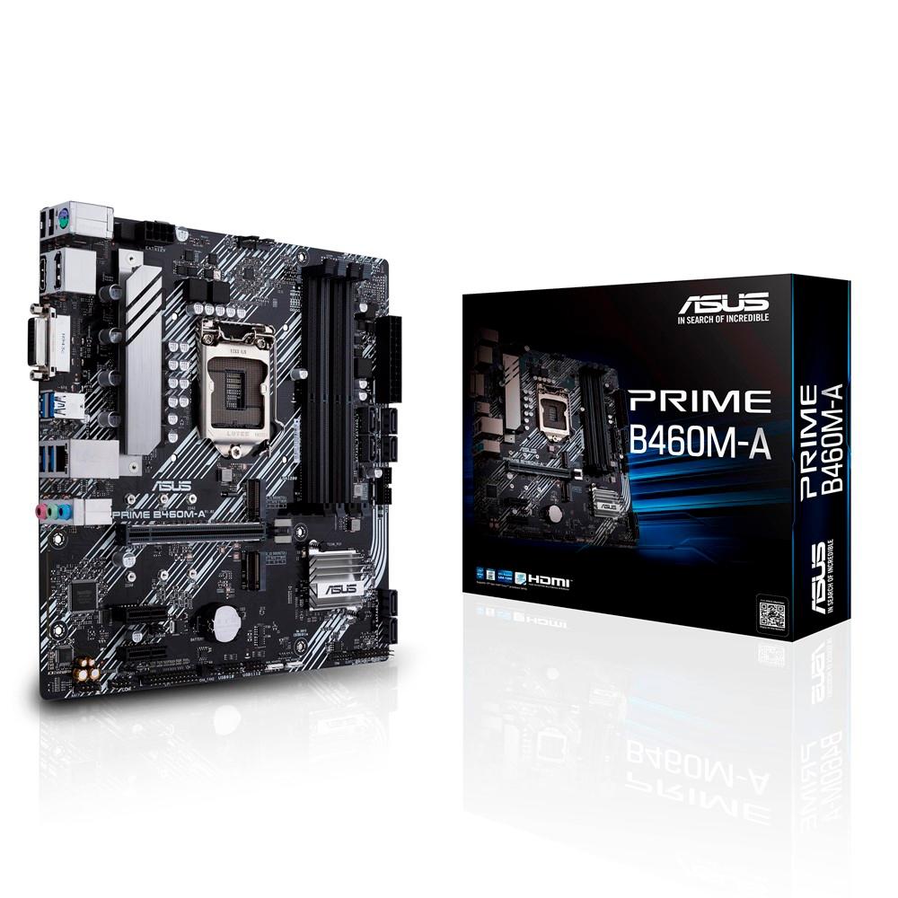 Placa-Mãe Asus Prime B460M-A Intel LGA 1200 mATX DDR4