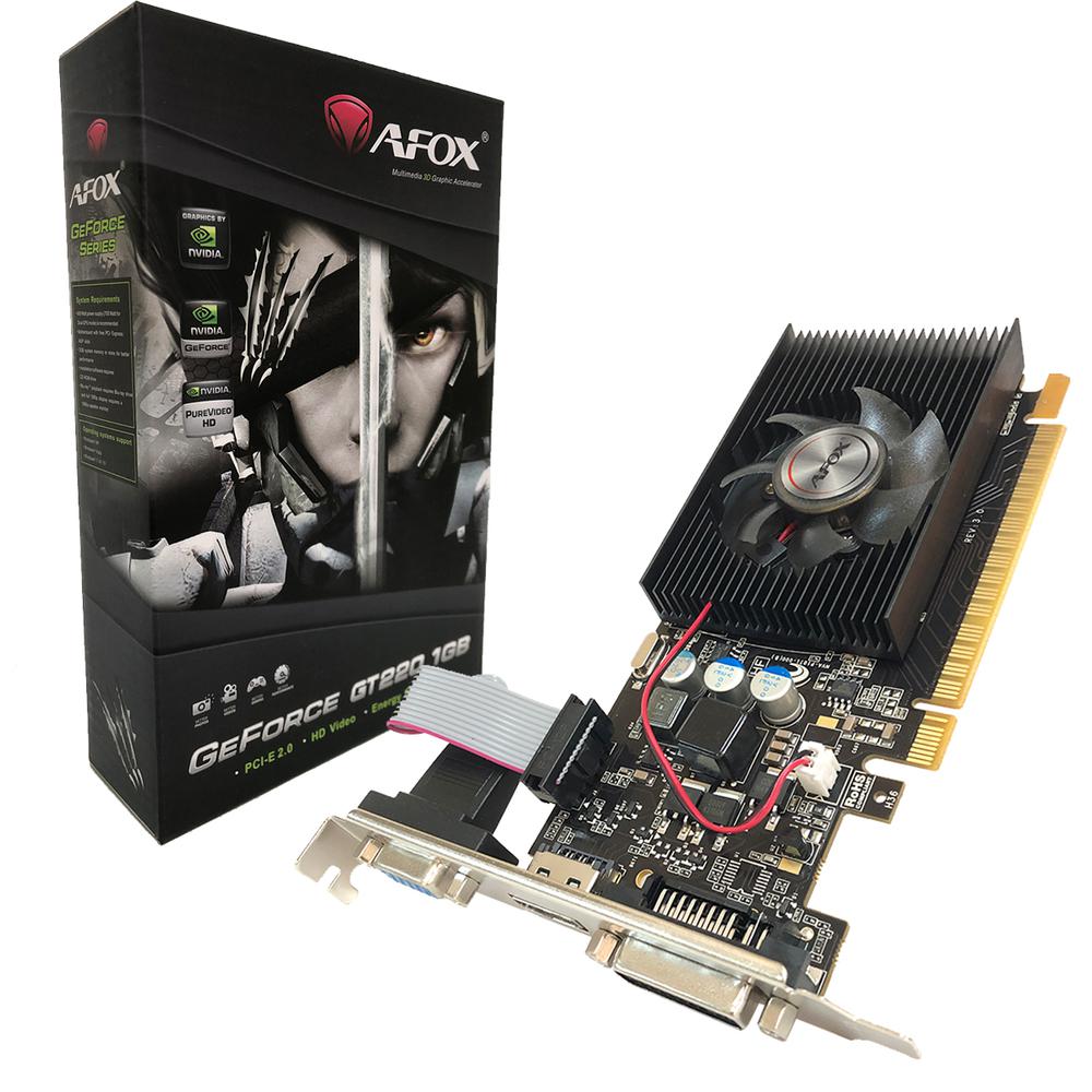 Placa de Vídeo Afox GeForce GT220 1GB DDR3 128bits