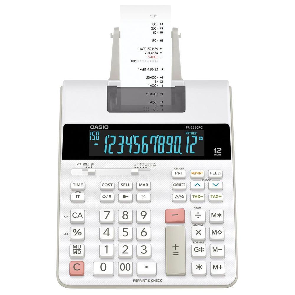Calculadora Casio FR-2650RC Com Impressora Branco