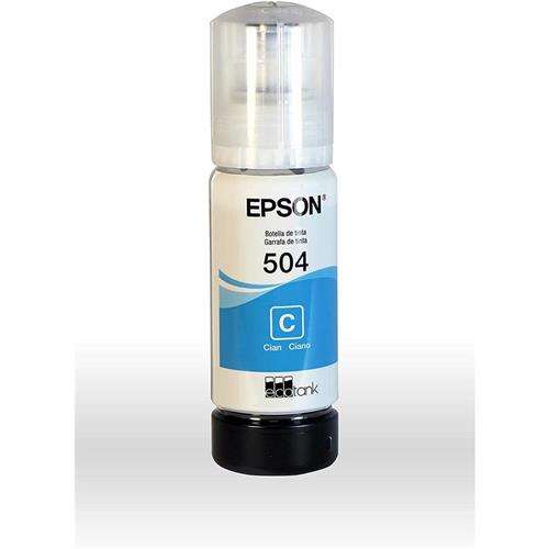 Refil de tinta EPSON ciano T504 70ml L6171/L4150