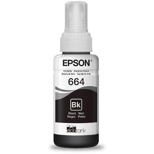 Refil de tinta EPSON T664 preto 70ml