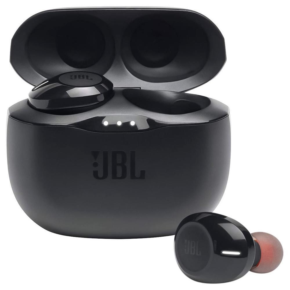 Fone de Ouvido JBL Tune 125TWS Bluetooth com Microfone Preto