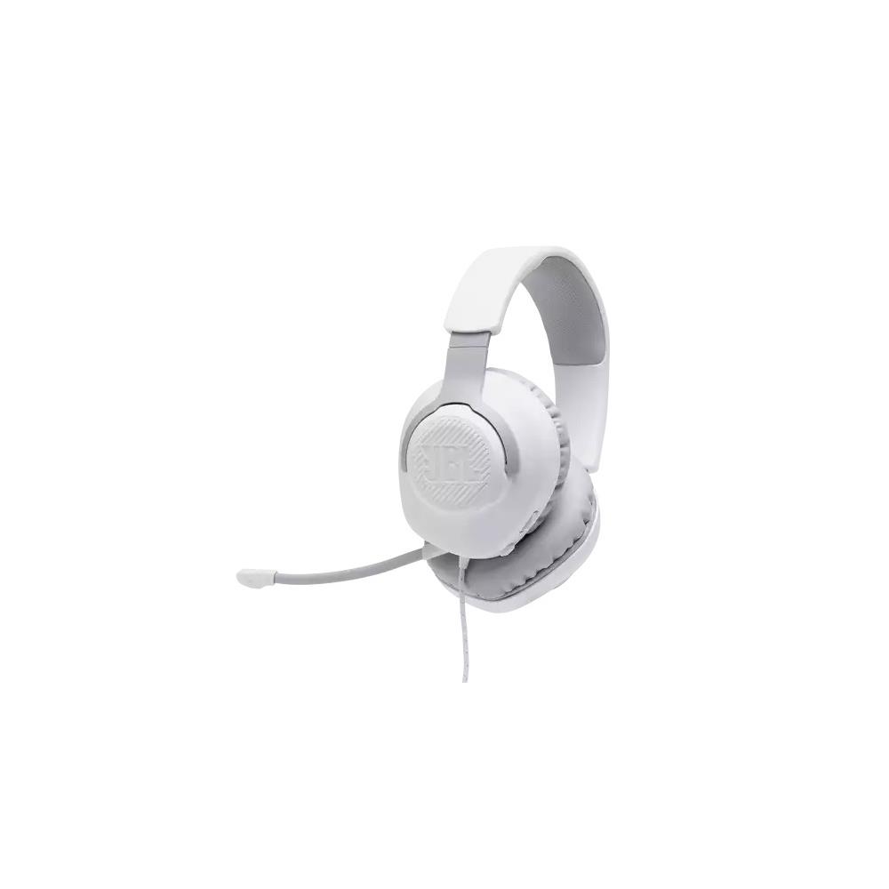 Headset Gamer JBL Quantum 100 c/ Microfone branco
