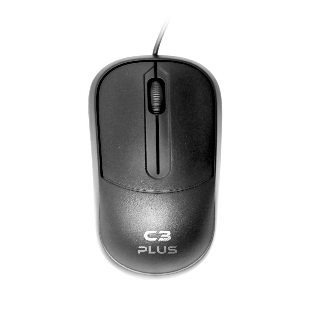 Mouse USB C3Plus MS-35BK preto